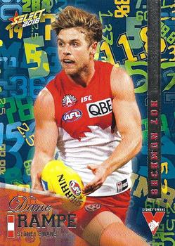2016 Select Footy Stars - Hot Numbers #HN127 Dane Rampe Front